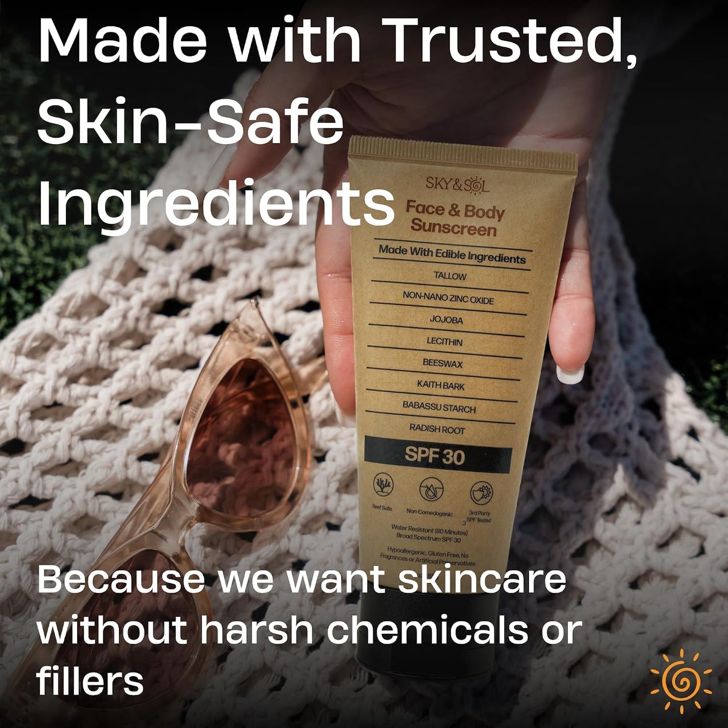 Sky and Sol Face and Body Sunscreen SPF 50