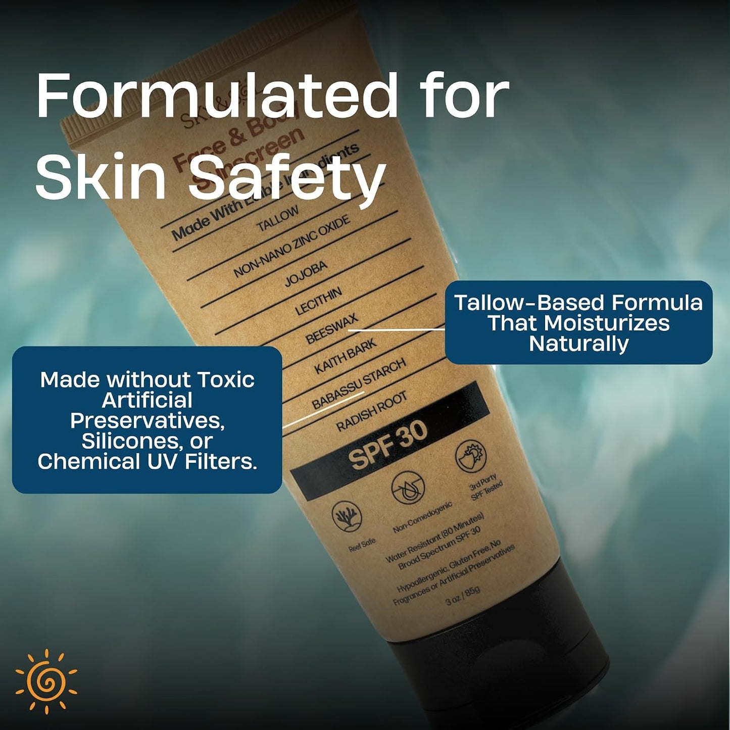 Sky and Sol Face and Body Sunscreen SPF 50